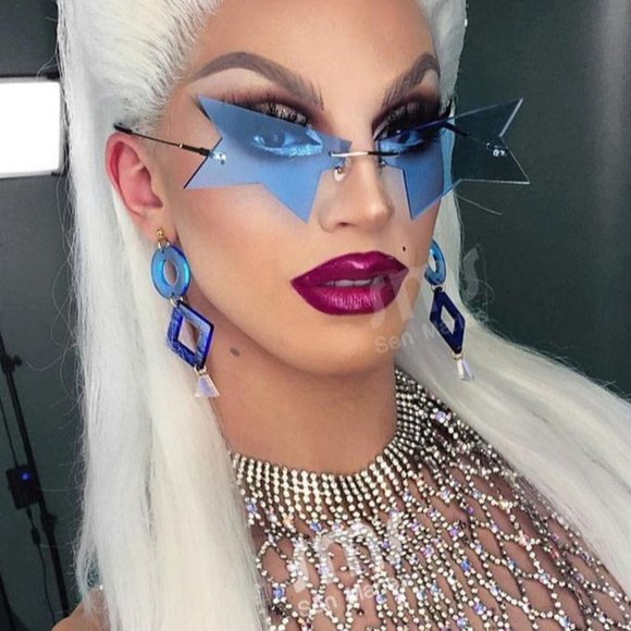 Accessories - Blue Star Sunglasses Women Luxury Rimless S029